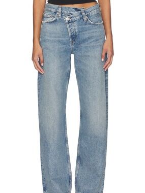 Agolde Light Blue Straight Leg Jeans